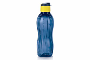 Эко-бутылка 750 мл с клапаном темно-синяя