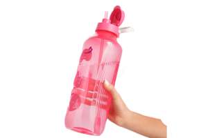 Эко-бутылка AquaVibe розовая 2 л
