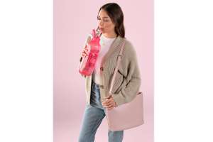 Эко-бутылка AquaVibe розовая 2 л