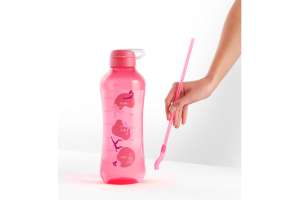 Эко-бутылка AquaVibe розовая 2 л