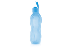 Эко-бутылка 750 мл с клапаном голубая