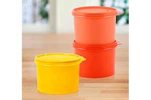 Цветные контейнеры 1,1 литра 3шт.
