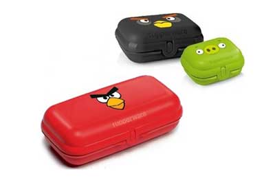 Набор ланч боксов для детей Аngry Birds