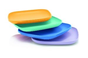 Набор тарелок цветных, 4шт.