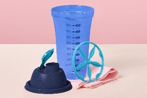 Шейкер синий с шайбой 500 мл