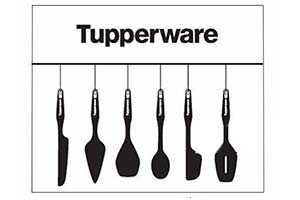 Пакет большой с логотипом Tupperware 70х58 см